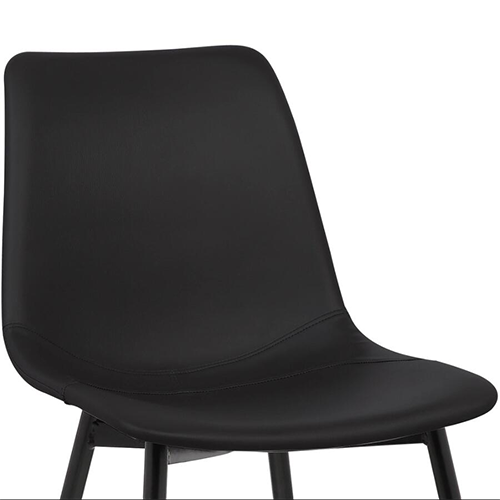 Nordic Fabric Leather New Design Modern Luxury Restaurant Metal Leg Dining Chair(ZG23-086)