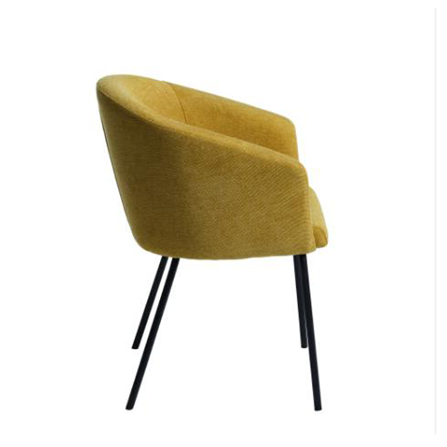 Nordic Design Luxury Modern Restaurant Kitchen Metal Legs Dining Chair(ZG23-075)