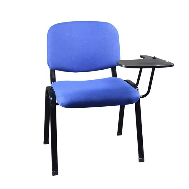 Modern Fabric Conference Office Chair Reception Office Chair with Armrest with Writing Pad (ZG22-003)