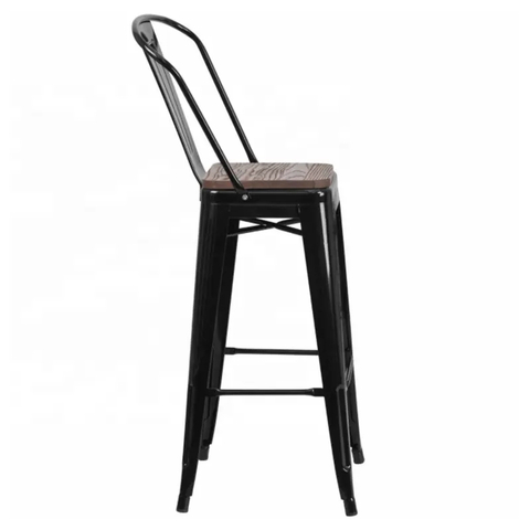 Wholesale Modern High Quality Metal Tolix Industrial Bistro Dining Chair (ZG21-051)