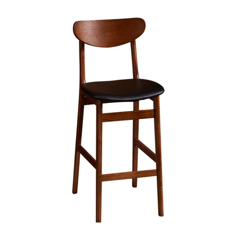 Hot Selling High Quality Modern Cafe Banquet Dining Chair Solid Wooden Stool Classic Bar Chair (ZG25-009)