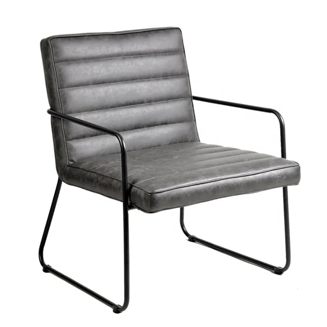 Manufacturer Hot Selling Metal Leisure Accent Chair with Armrest (ZG20-022)
