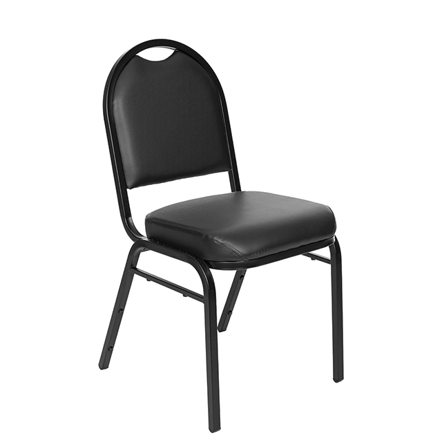 China Factory Supply Modern Simple Household Stackable Bistro Metal Dining Banquet Chair (ZG50-007)
