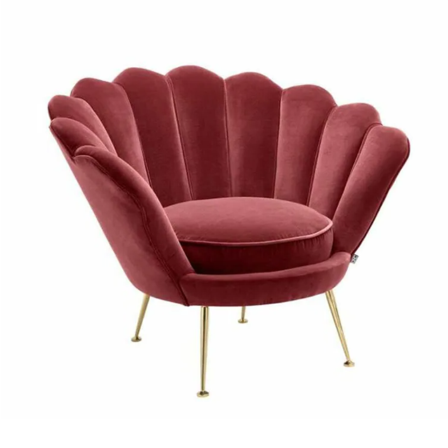Metal Home Hotel Dining Modern Furniture Leisure Accent Chair with Armrest (ZG20-026)