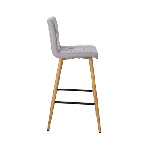 Hot Selling High Quality Modern Restaurant Dining Chair Solid Wood Stool Wood Bar Chair (ZG25-017)