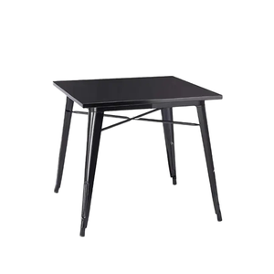 Hot Sale Metal Restaurant Hotel Cafe Modern Garden Furniture Dining Table (ZG23-021)