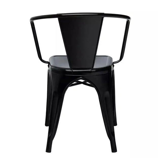 Metal Restaurant Hotel Cafe Indoor Outdoor Armchair Modern Garden Furniture Dining Chair (ZG23-016)