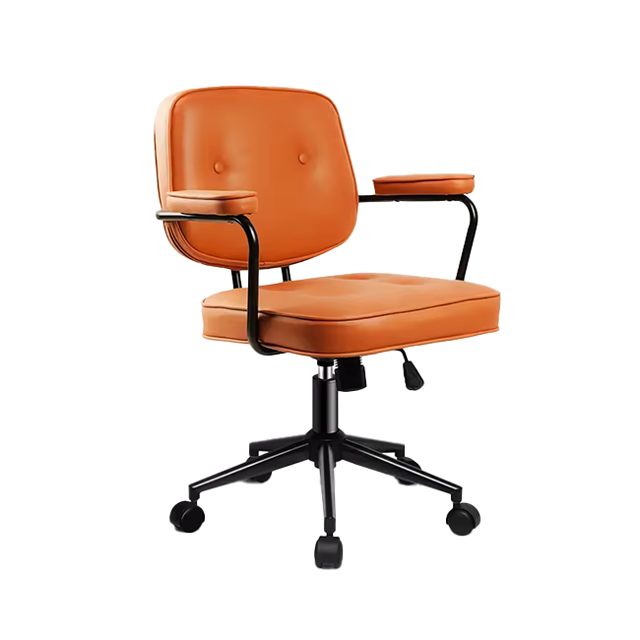 Hot Selling Modern PU Leather Commercial Furniture Comfortable Computer Desk Adjustable Gas Lift Mesh Office Chair (ZG27-030)