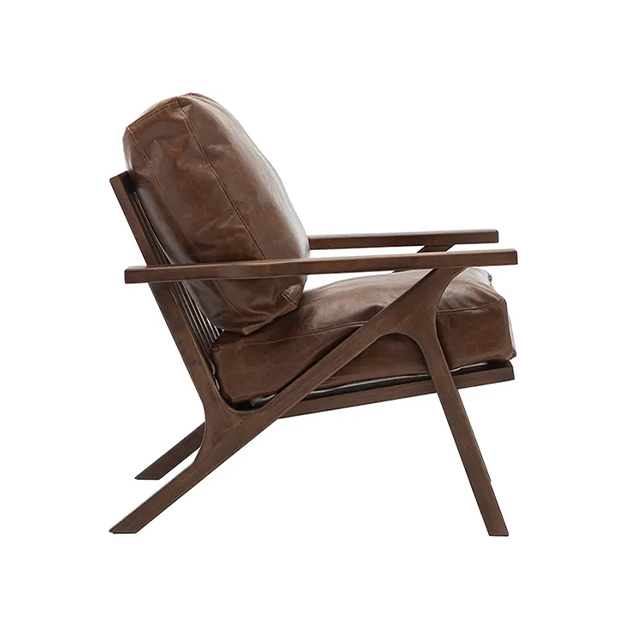 Wholesale Home Furniture Modern Dining Room Sitting Lounge Wood Leisure Chair(ZG19-018)