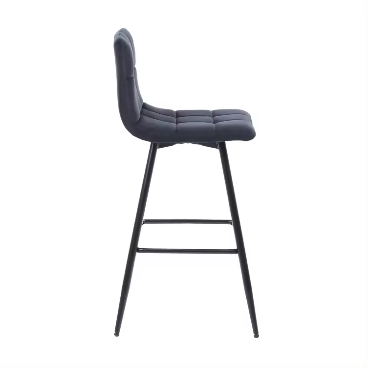 Hot Selling Restaurant Cafe Dining Modern Lounge Furniture Metal Stool Bar Chair (ZG21-007)
