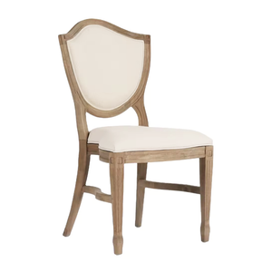 Anji ZG Manufacture Stackable Hotel Indoor Solid Wood Cane Padded Backrest Louis Chair for Wedding Dining Event (ZG16-081)