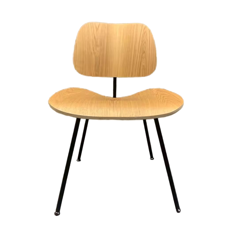 Simple Modern Leisure Chair with Corduroy Fabric Bow-Shaped Backrest for Study Office Comfortable Long Sitting(ZG23-103)