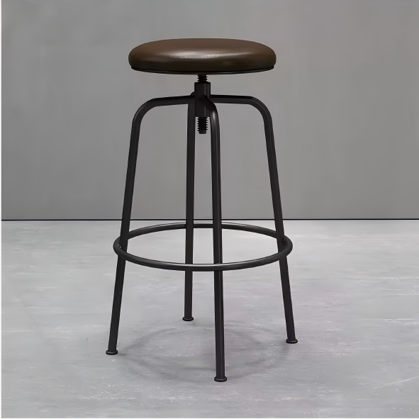 WISEMAX FURNITURE Modern Cheap Metal Frame Swivel High Chair Adjustable Height bar Stool for bar Home Hotel Cafe(ZG18-038)