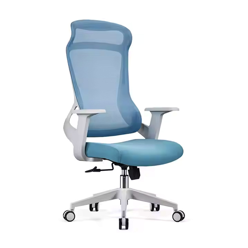  Modern Office Chair with Flip-Up Arms Tilt Gas Lift 320 KD Nylon Base Black Frame ZG27-031