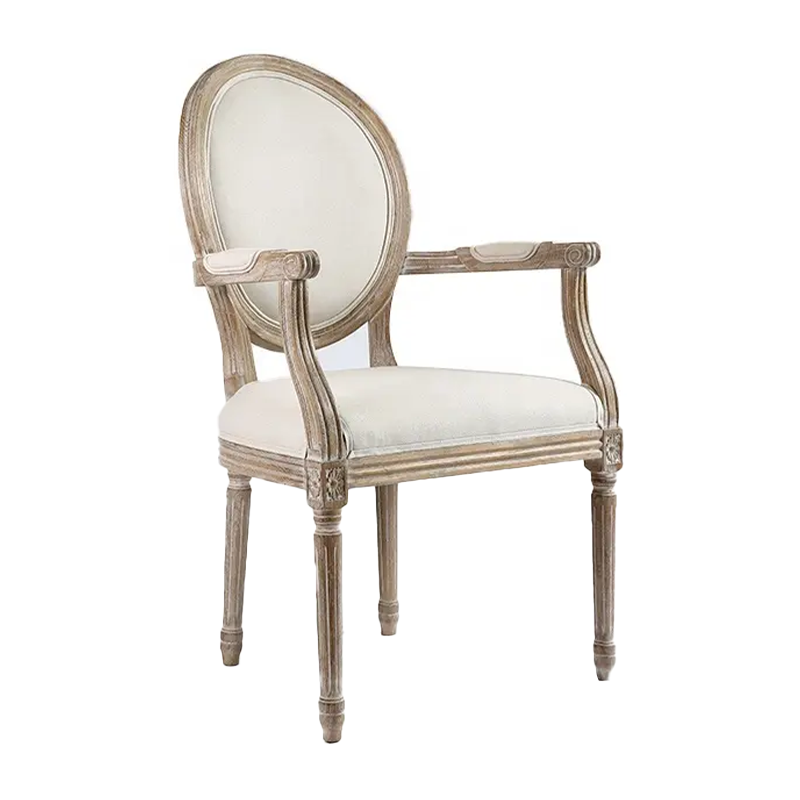 Furniture French Design Fabric Seat Rattan Cane Back Louis Event Wedding Dining Louis Chair Weddings(ZG16-065A)