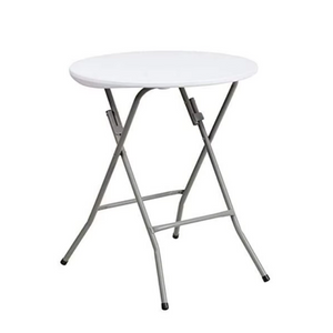 Hot Sale Durable 24'' Folding Plastic Round Table for Outdoor Events Party Restaurant Bar