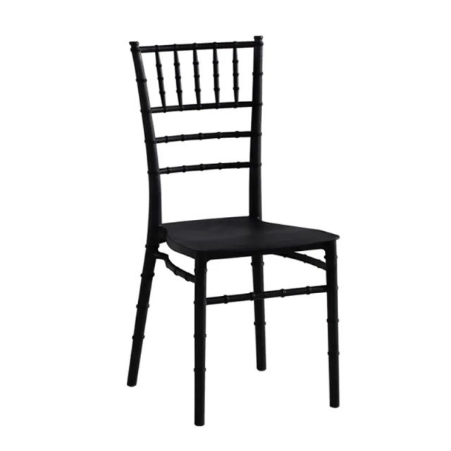 Lightweight Chiavari PP Plastic Stackable Chair for Garden Wedding Banquet Party Event (ZG50-028)