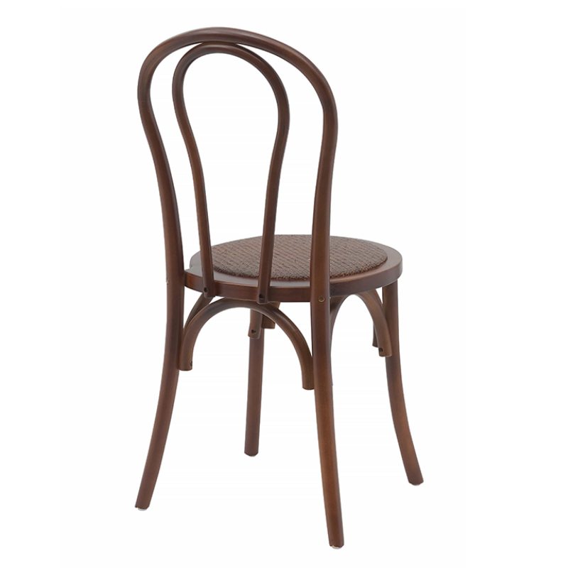 Stackable Wedding Dining Chairs Fruitwood Bentwood Chair for Hotel Banquet Rental(ZG16-001)