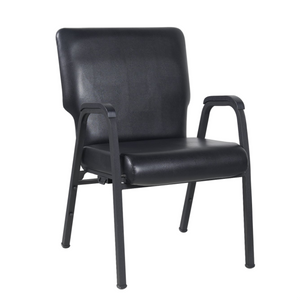20.5 Inch Wide Mix Tan Fabric Color Silver Vein Steel Frame Armrest Stackable Church Worship Auditorium Armchair (ZG13-010)