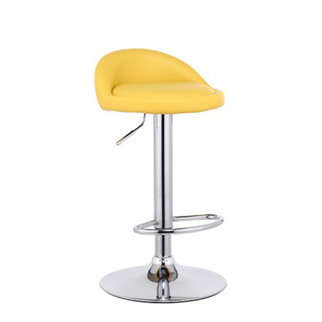 High Quality Factory Price Modern Height Adjustable Custom Color Metal Bar Stool Chair(ZG18-016)