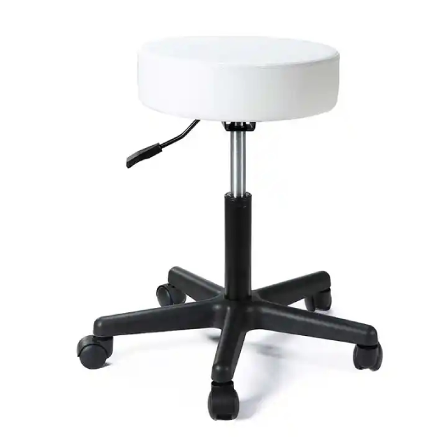 Adjustable Master Chair Beauty Salon Furniture Saddle Stool with Wheels