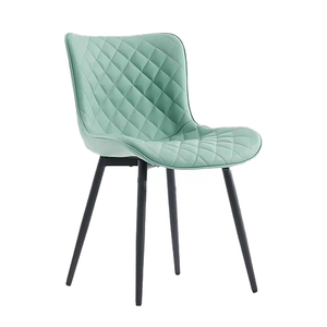 Nordic Style Wholesale Restaurant Luxury Design Dining Room Chair With Metal Legs(ZG20-100)