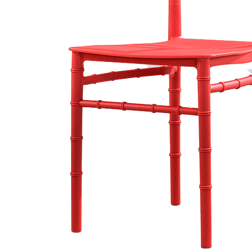 High Quality Cheap Rental Stackable Lightweight Chiavari PP Plastic Portable Dining Wedding Banquet Chair (ZG50-028)
