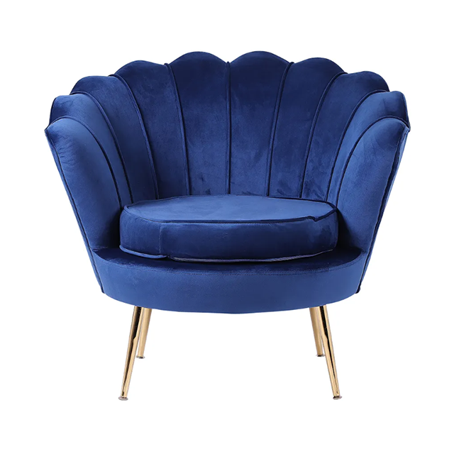 Metal Home Hotel Dining Modern Furniture Leisure Accent Chair with Armrest (ZG20-026)