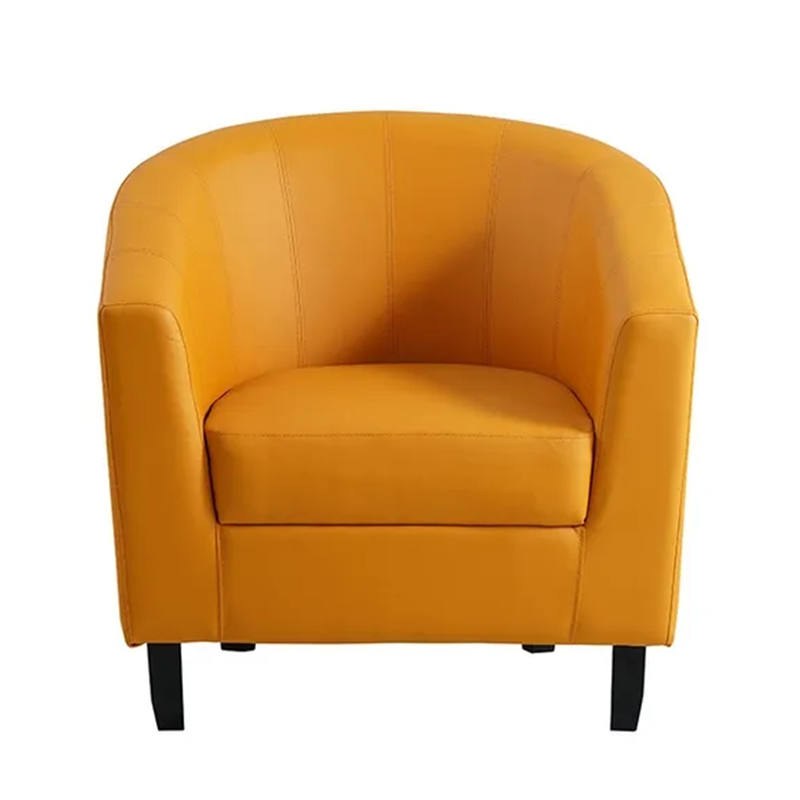 Wholesale Furniture Hot Selling Fabric Tub Wood Leisure Chair for Living Room(ZG19-001)