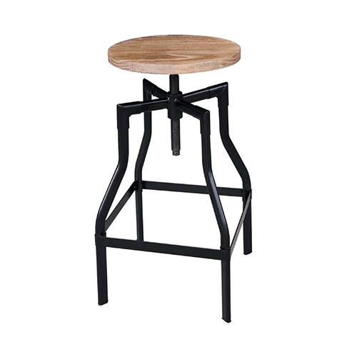Modern Height Adjustable Metal Restaurant Cafe Home Dining Chair Bar Stool  (ZG21-062)