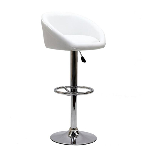Swivel Counter Height Adjustable Brown PU Bar Chairs Padded Kitchen Chair (ZG18-015)