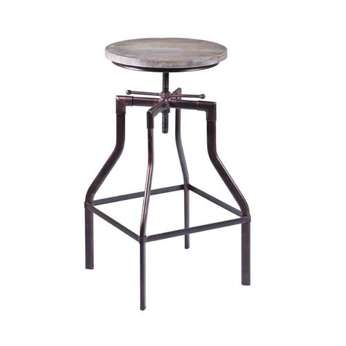 Modern Height Adjustable Metal Restaurant Cafe Home Dining Chair Bar Stool  (ZG21-062)