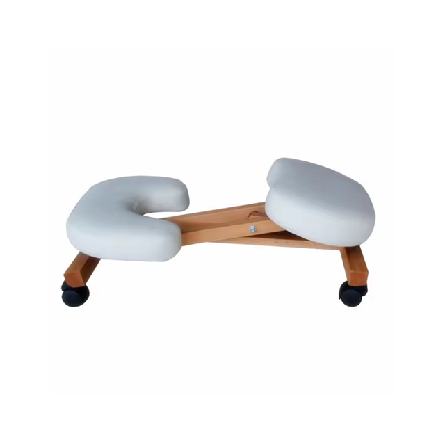 Hot Selling Portability Posture Correction Ergonomic Kneeling Folding Wooden Kneeling Stool Chair for Massage Use (ZG28C-003)