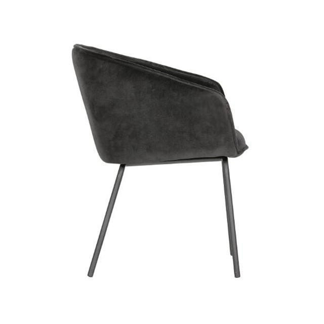 Nordic Design Luxury Modern Restaurant Kitchen Metal Legs Dining Chair(ZG23-075)