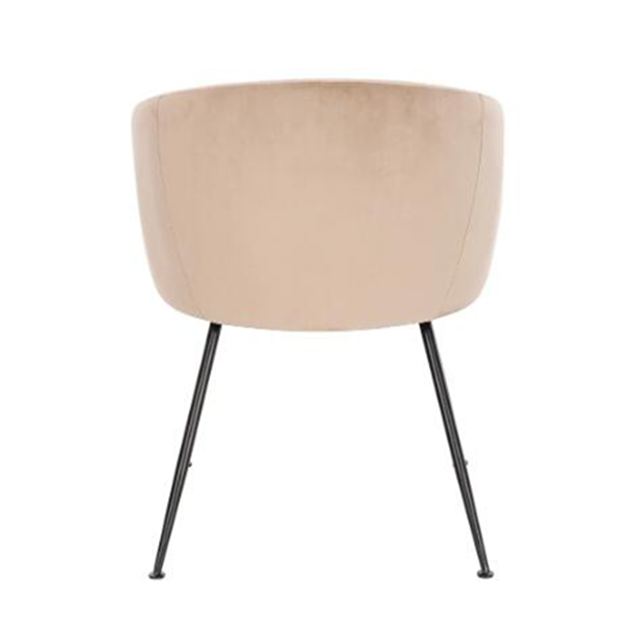 Nordic Design Living Room Metal Legs Home Furniture Soft Dining Chair(ZG23-076)