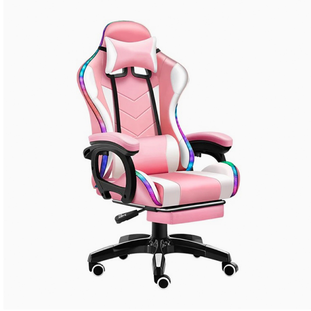 New Style Factory Wholesale PU Leather Reclining Gamer Chair LED Light Bar Racer Gaming Chair(ZG27-051)