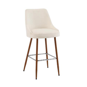 Hot Selling High Quality Modern Cafe Banquet Dining Chair Solid Wood Bar Stool Bar Chair with Armrest (ZG25-011)