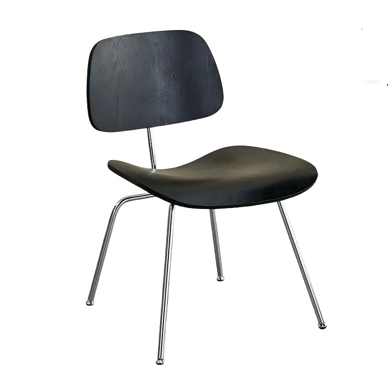 Simple Modern Leisure Chair with Corduroy Fabric Bow-Shaped Backrest for Study Office Comfortable Long Sitting(ZG23-103)