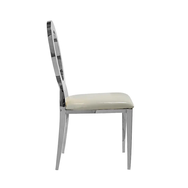 Factory Supply Simple Household Vintage Design Metal Banquet Wedding Dining Chair (ZG50-009)