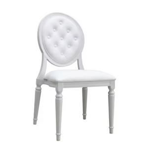 Hot Sale Wood Modern Simple Button Back Stacking Wedding Dining Banquet Chair(ZG11-005)