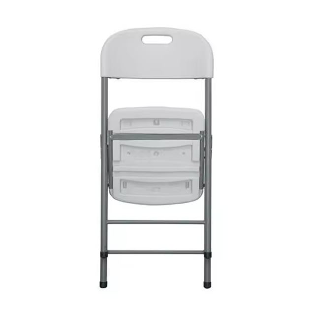 Most Popularity for Party Metal Frame White Outdoor Furniture Portable Modern Garden Plastic Folding Chair(ZG26-015)