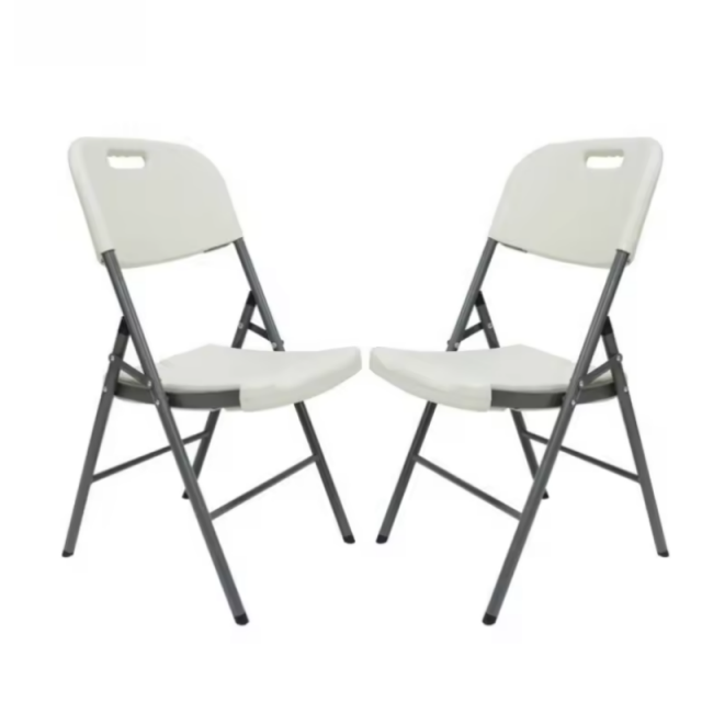 Most Popularity for Party Metal Frame White Outdoor Furniture Portable Modern Garden Plastic Folding Chair(ZG26-015)
