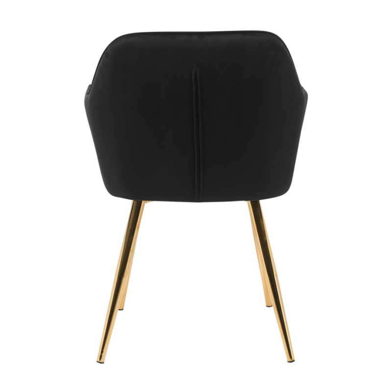Nordic Velvet Fabric Upholstered Dining Chair for Home Living Room Hotel(ZG23-033)