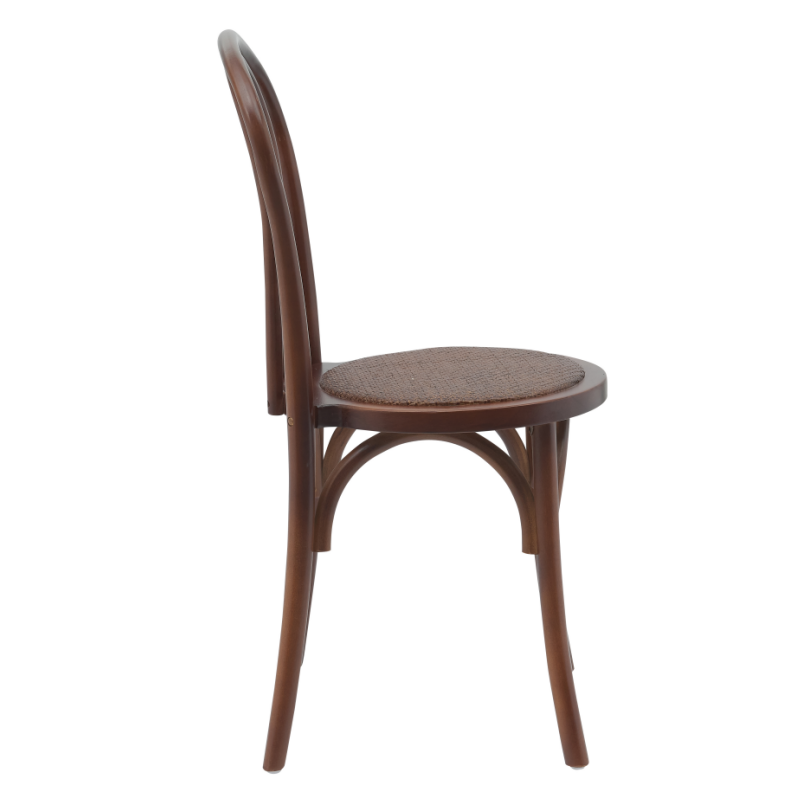 Stackable Wedding Dining Chairs Fruitwood Bentwood Chair for Hotel Banquet Rental(ZG16-001)