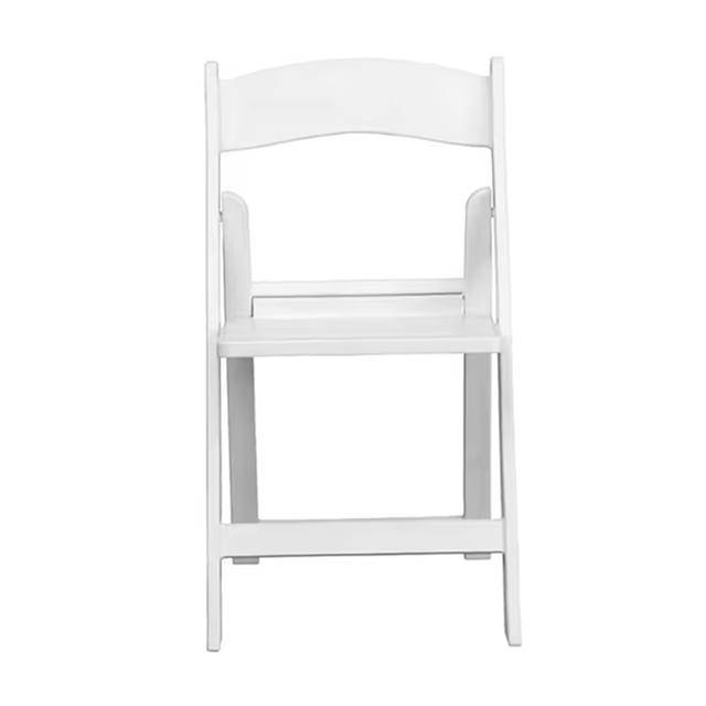 Wholesale Modern Plastic Garden Chairs White Foldable Chairs for Garden Events Lightweight Folding Camping Chair (ZG26-009)