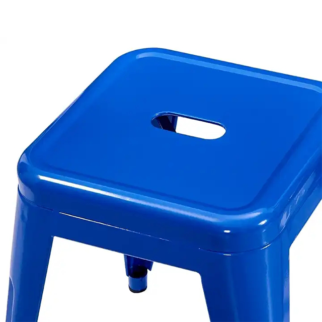 Industrial Furniture Stackable Armless Restaurant Chair Metal Restaurant Bar Stools ZG21-028