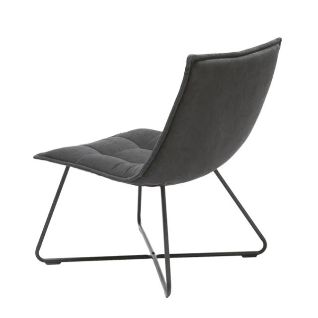 Factory Directly Wholesale Accent Metal Simple Household Leisure Chair with Armrest (ZG20-029)