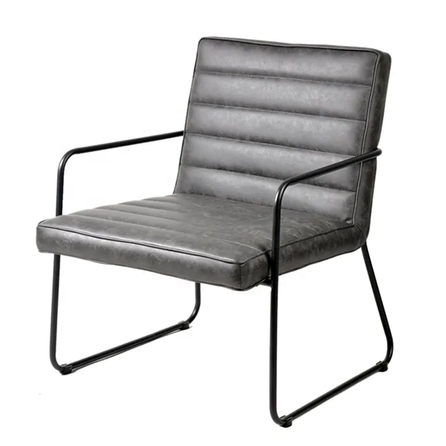 Manufacturer Hot Selling Metal Leisure Accent Chair with Armrest (ZG20-022)