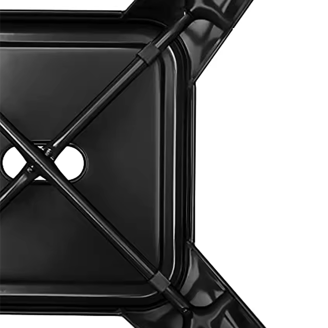 Leisure Restaurant Cafe Chair Simple Square Metal Tolix Industrial Bistro Dining Chair (ZG21-026)