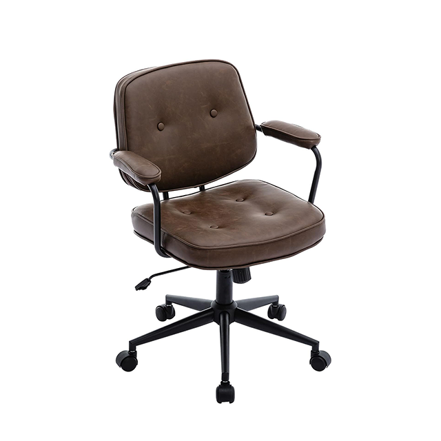 Hot Selling Modern PU Leather Commercial Furniture Comfortable Computer Desk Adjustable Gas Lift Mesh Office Chair (ZG27-030)